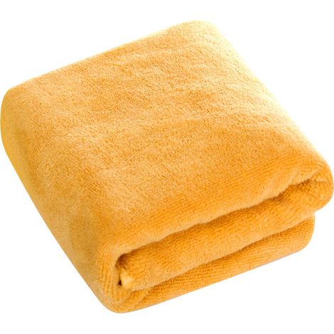 Chiffon de nettoyage en microfibre, non abrasif, réutilisable et lavable, 25x25cm, couleur abricot, avec crochet, lot de 2. (1/5)