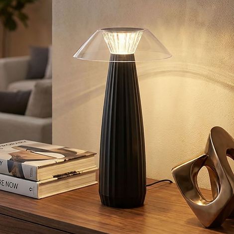 Lampada da tavolo a LED Lampada da tavolo Lampada da sala da pranzo Touch dimmer Batteria ricaricabile USB H 28 cm