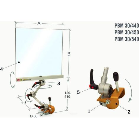 PROTECTOR CON SOPORTE MAGNETICO PBM 30/450 METALWORKS