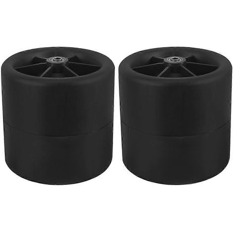 Roue de jardinage ronde noire pour le désherbage, idéale pour le jardinage et les activités de plein air (lot de 2). (1/5)