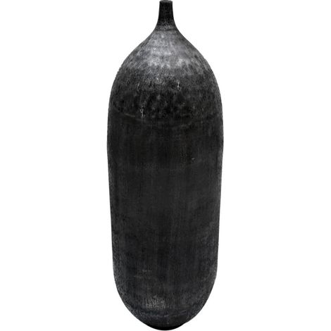 Vase Noir 33 x 33 x 120 cm Aluminium