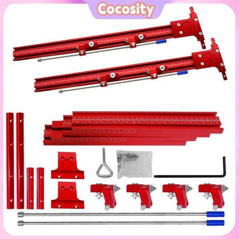 Système de rails de guidage parallèles - COCOSITY - Rail de guidage parallèle - alu - module rouge - précis (1/5)