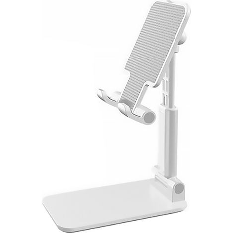 Support de téléphone portable pliable, angle réglable en hauteur, stable et portable, compatible avec téléphones portables, iPad et tablettes. (1/5)