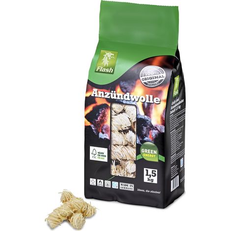 Flash Anzündwolle 1,5 kg
