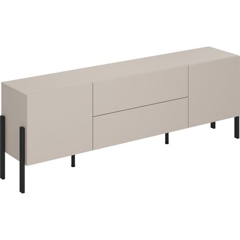 Mueble TV Etsore 102, Cachemira, Número de puertas: 0, Número de cajones: 0, 204x70x40cm (1/5)