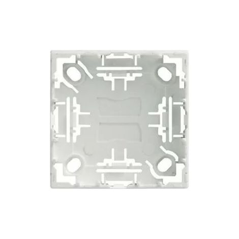 Arnould 63916 Perfil 2 marco serie 1 poste blanco 68x68mm