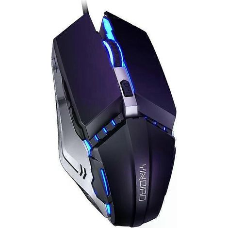 Souris gaming 6 boutons, filaire USB, design mécanique - YINDIAO (1/5)