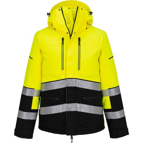 Parka invernale Ev4 Hv - Taglia L - Giallo/nero - Portwest