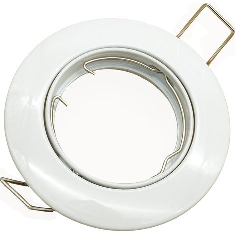 Faretto incasso tondo orientabile bianco GU10 ID-1062 (1/2)