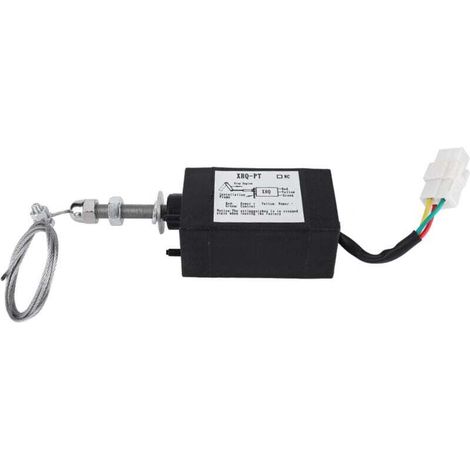 Électrovanne Moteur Diesel, Solénoïde DC 12/24V XHQ-PT Noir pour Différents Types de Moteurs (12V) (1/4)