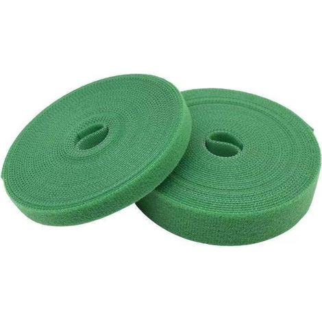 2 sangles de fixation, velcro de fixation, vertes et réglables, support et fixation de fixation pour plantes3M (1/5)