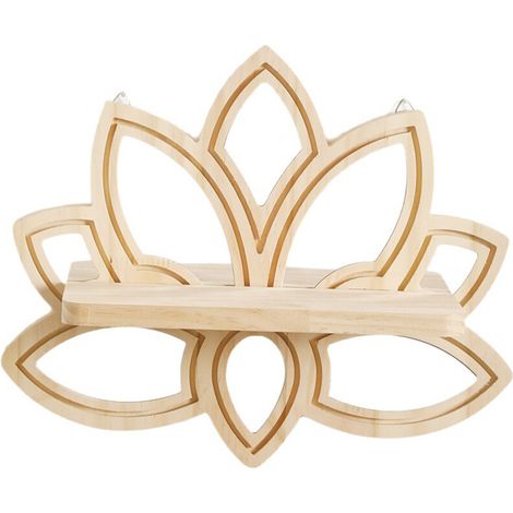 Fioriera da parete in legno per interni, vaso sospeso in legno