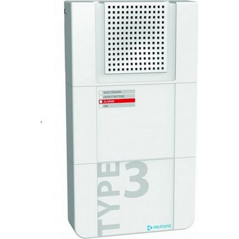Alarme incendie type 3 autonome TT3-Me avec message vocal