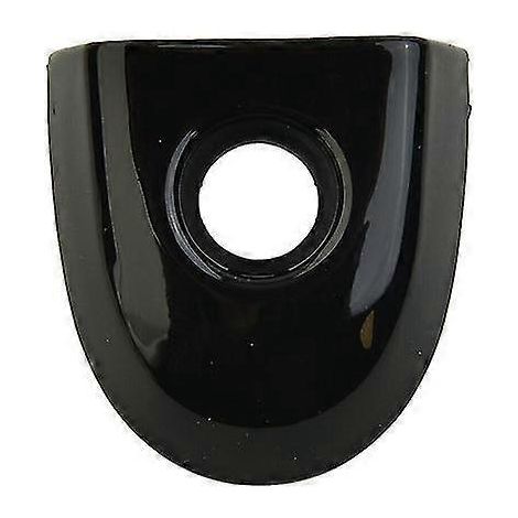 Cache-serrure de porte avec trou de serrure, en fibre de carbone, noir et blanc, compatible avec Nissan Juke et Micra (référence 806441kk0d). Accessoires auto - Protection de serrure de porte - Noir. (1/5)