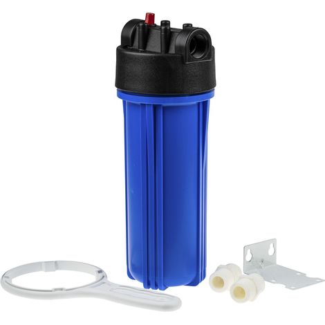 Socle pour filtre à eau pour cartouches Longueur 10" DWFK Bleu, 3/4pouce, BSP ( Prix pour 1 ) (1/4)