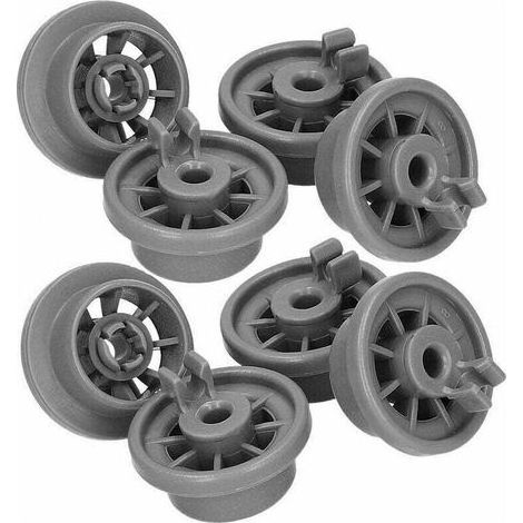 8pcs Roulettes Lave-Vaisselle BoschSet Universel Complet de Roues pour Panier InférieurCompatible avec Lave Vaisselle Bosch, Siemens, Beko, Neff, et d'… (1/5)
