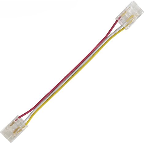 Alcapower Cavo di prolunga per giunzione strisce LED CCT con connettori rapidi integrati lunghezza 100mm per installazioni professionali (1/2)