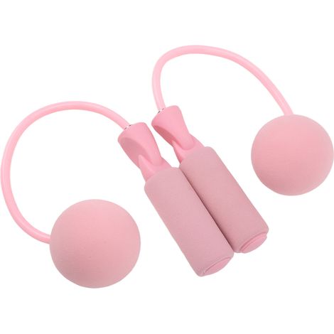 Corde à sauter sans fil fitness sport entraînement brûle-graisse corde à sauter sans corde pour hommes femmes enfants rose (1/5)