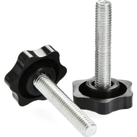 20 tornillos M8，Acero inoxidable，Tornillo de mariposa，Para diversas máquinas y aplicaciones，Juego de tornillos de apriete，Tornillos para muebles (1/4)