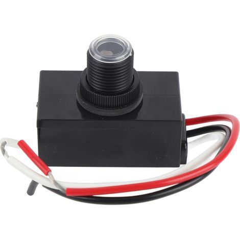 Capteur de lumière à cellule photoélectrique, niveau de preuve IP65, multifonctionnel, Compact, interrupteur de commande photoélectrique d'extérieur (1/5)