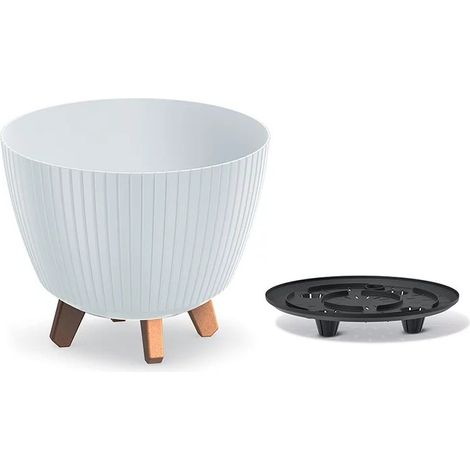 Lamia DLAL300 Blumentopf weiß Prosperplast