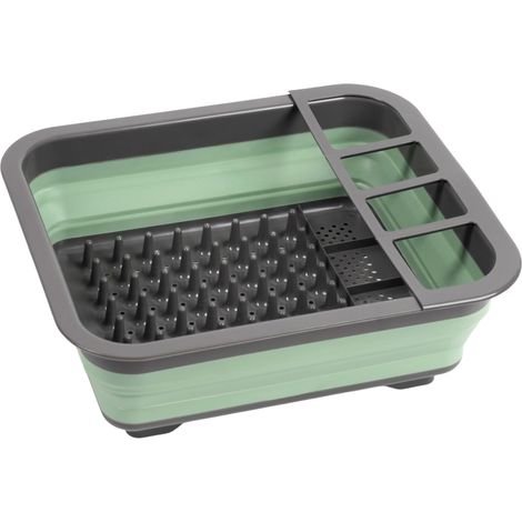 Faltbares Camping Abtropfregal - 36 x 31 cm - Silikon Waschwanne Platzsparend