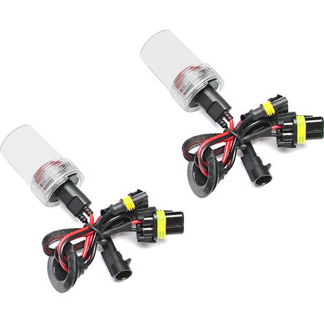 Kit 2 ampoules H11 Xénon 35W 12V DC 6000K Blanc Froid, Phare HID Ultra Fin (1/5)