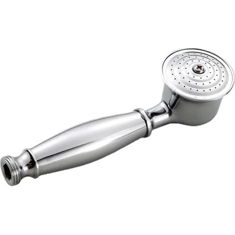 Poignée de douche chromée en laiton plaqué, accessoire de douche de salle de bain en cuivre. (1/5)