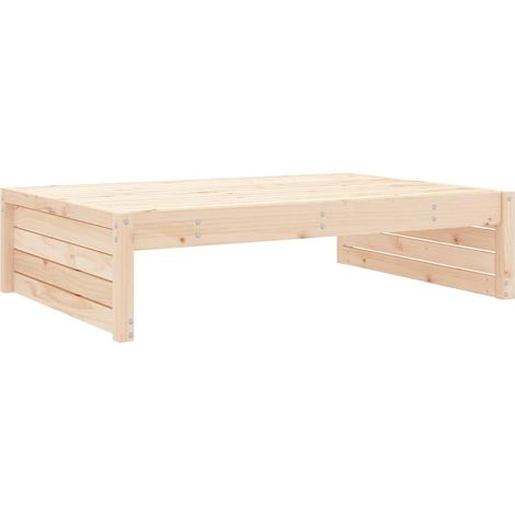 Maison Exclusive - Gartenhocker 120x80 cm Massivholz Kiefer (1/5)