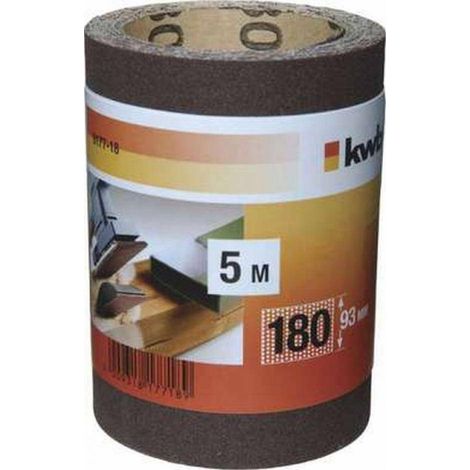 KWB Abrasifs en rouleaux, BOIS & MÉTAL, corindon - 817718