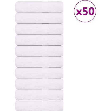 Serviettes FROGN, 50 pièces, blanches, 50 x 100 cm, 360 g/m²