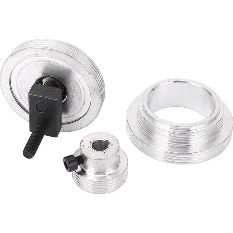 Poulie roue libre en alliage d'aluminium pour tour miniature, poulie de transition et moteur pour MX-210 WM-210 8x16 220x400 220x600 (1/5)