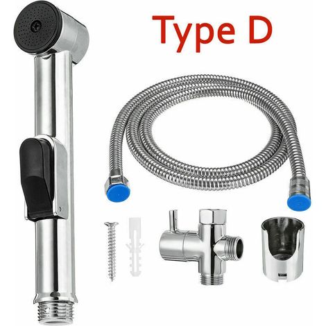 Bidet shower head and spray nozzle hose assembly