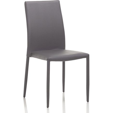 Set de 4 Chaises ADA gris (1/3)