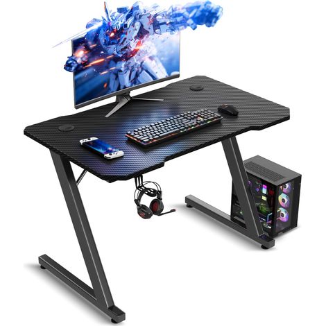 Bureau Gaming 80x50cm, Crochet Casque (1/5)