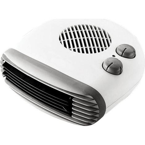 Radiateur soufflant 2000W. Deux niveaux de chaleur. Fonction ventilateur, blanc