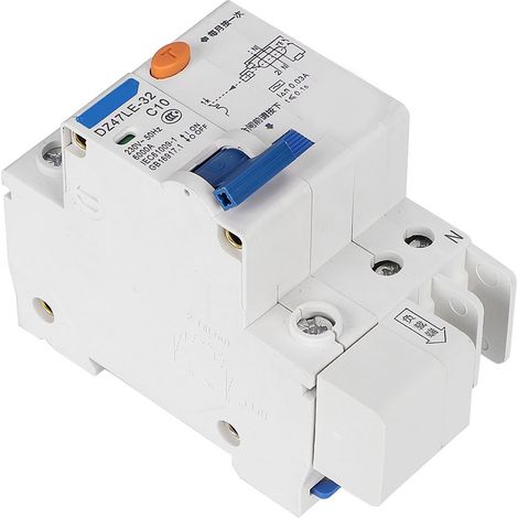 DZ47LE 32 1P+N 10A Fehlerstromschutzschalter mit Ableitstrom- und Überstromschutz (1/5)