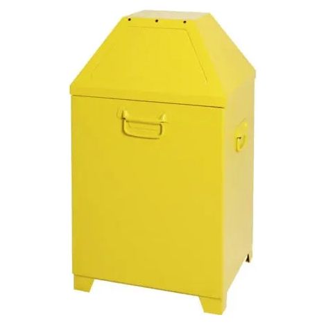 [NEUWERTIG] B-Ware Stumpf Sortsystem Abfallbehälter Sammler Signalgelb Ral1003 95 Liter Mod1