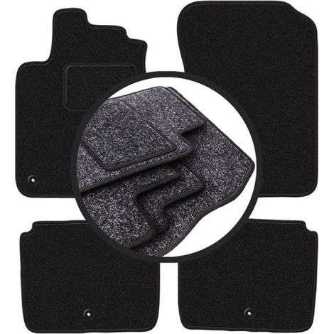 Tapis De Sol - Polypropylène - Pour Renault Latitude Berline (2010-2015) - Anthracite - Lot De 4 (1/5)