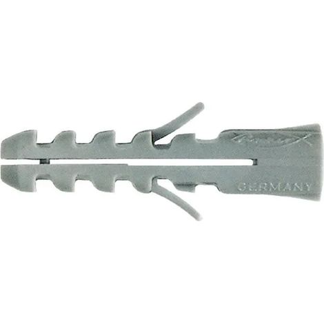 Cheville nylon FISCHER S 12x60 mm boîte de 25 Gris clair