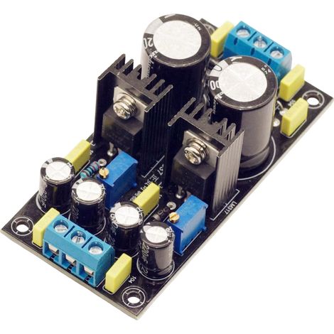 Netzteilplatine, einstellbares Spannungsreglermodul, AC 10–24 V auf DC 1,25–30 V, LM317 LM337 (1/5)