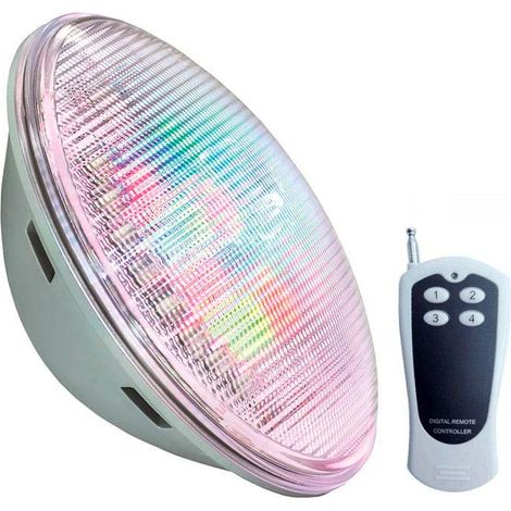 Lampe LED PAR56 RGB pour piscine, G53, 45W, acier inoxydable, RGB
