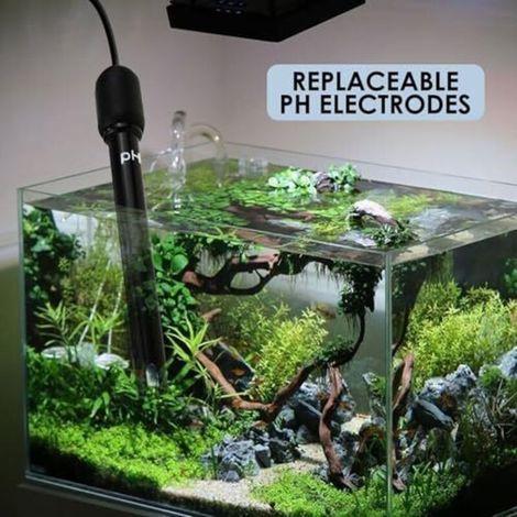 Électrode pH Remplaçable avec Connecteur BNC - Câble Long de 3 mètres - Inclut Poudres d'Étalonnage (4,01, 6,86, 9,18) - Pour pH-mètres, Contrôleurs, Piscines, Spas & Laboratoires (1/4)