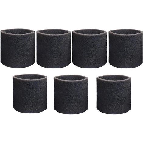 Lot de sept filtres en mousse VF2001 pour aspirateurs eau et poussière de 5 gallons (1/5)