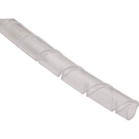 Gaine de câble spiralée RS PRO, Ø 4mm 4.5mm, en Nylon