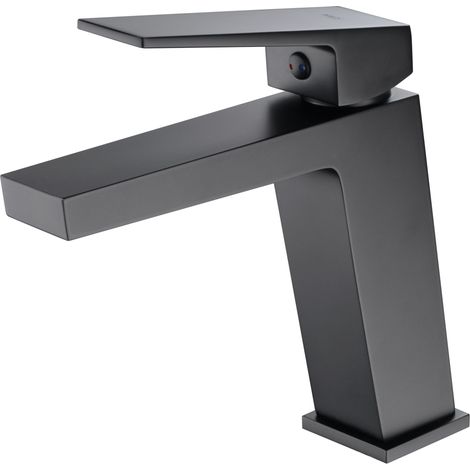 IMEX Chrom Waschbecken-Einhebelmischer aus Messing-Zamak Serie Art Keramikkartusche Ø35 mm mit flexiblen 38-Schläuchen Modell Imex-BDAR025-1NG (1/2)
