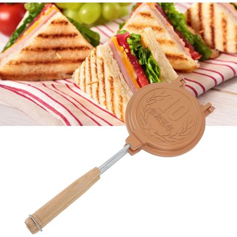 pinces à sandwich amovibles, plaque de cuisson pour sandwichs, plaque de cuisson antiadhésive pour toasts (1/5)