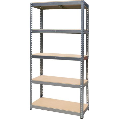 METALKAS SCAFFALE STABIL200 AVVITATO 5 RIPIANI 180x90x40 cm 200kg