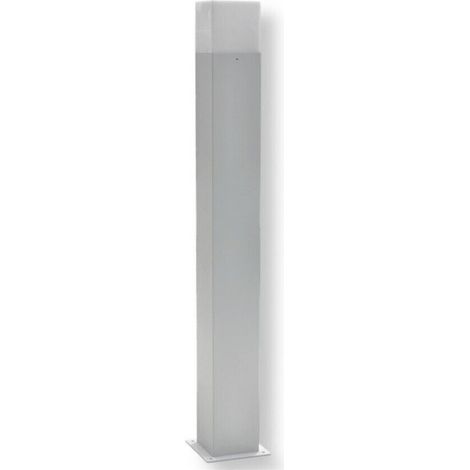 TRADE SHOP - Lampione Da Giardino Moderno 74 Cm Illuminazione Per Esterno Con Attacco E27 Ip44 740 - Bianco