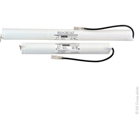 NX - Batterie eclairage secours 2x18700 + 3x18700  ST4 + Faston 2.8mm 6V 3.8Ah